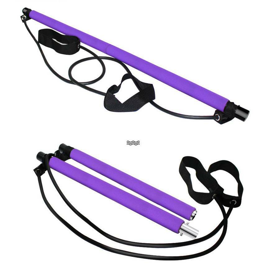 Portable Pilates Resistance Bar for Home Workouts