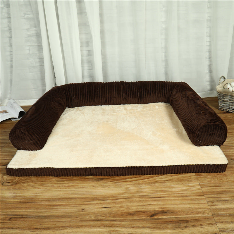 Soft Coffee Pet Bed - Compact Size S Cushion — view 4