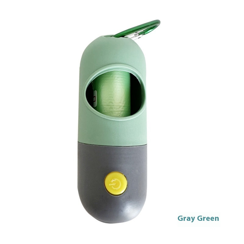 LED Dog Poop Bag Dispenser with Leash Clip — view 9
