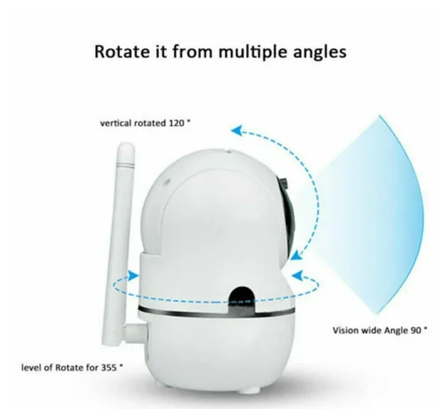 1080P Indoor WiFi Pet Camera with Night Vision