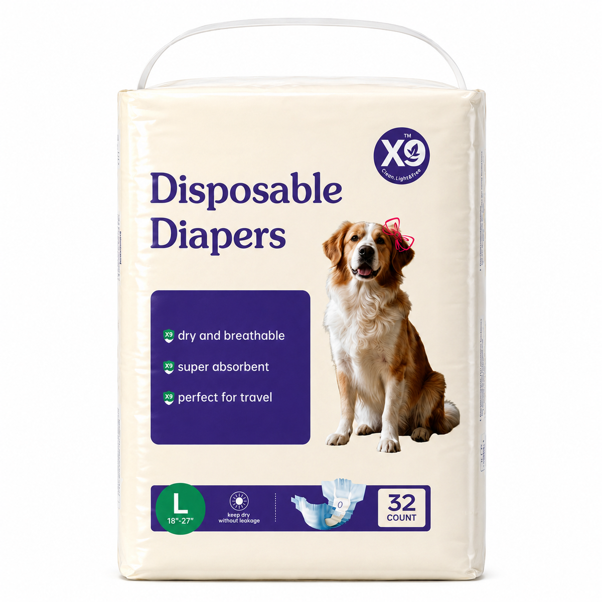 Disposable Female Dog Diapers - Leak Protection — view 8